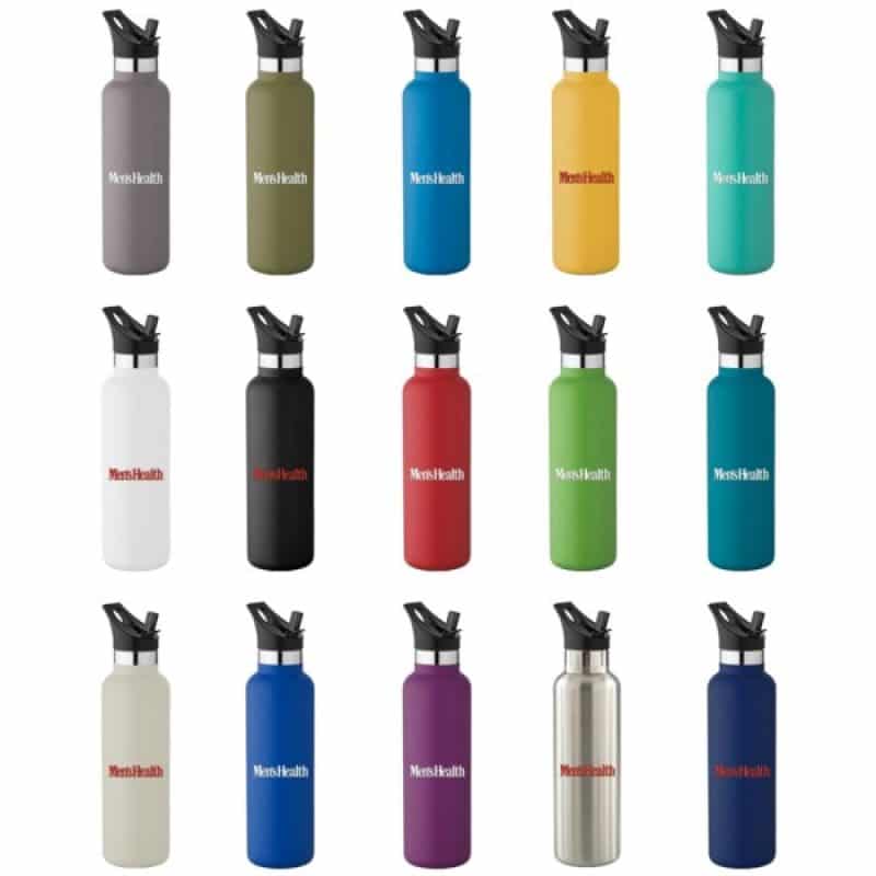 20 oz Basecamp Mesa Tundra Bottle with Screw Top and Flip-Top Straw Lid