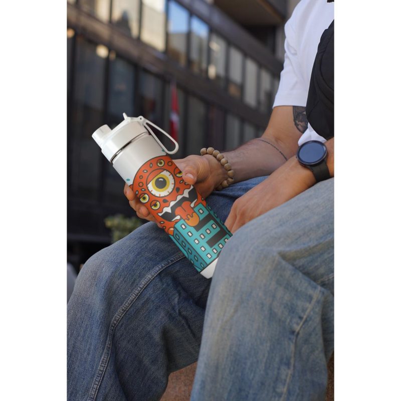 750mL White Elixsir Bottle