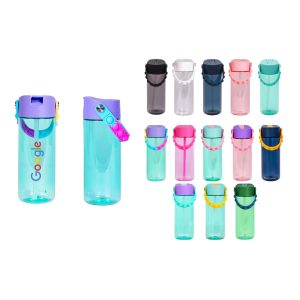 Elemental® Splash Pop Fidget 18oz Tritan Water Bottle - with Drinking Spout and Straw
