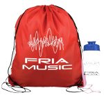 Garyline® Graduate Drawstring Backpack with 27 oz. Bottle - 7