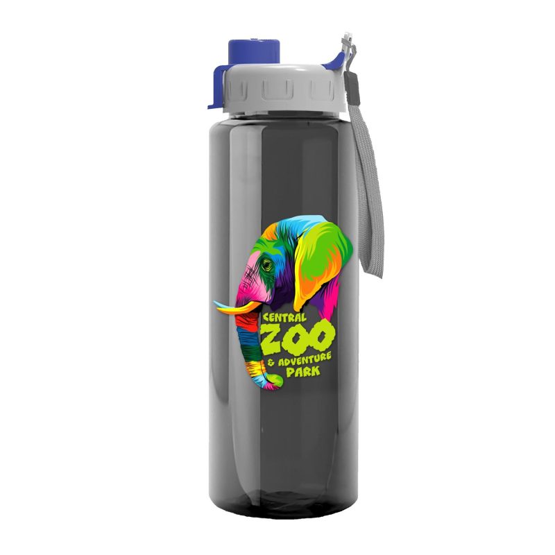 Garyline® Guzzler Bottle with Quick-Snap Lid - 32 oz. - 1