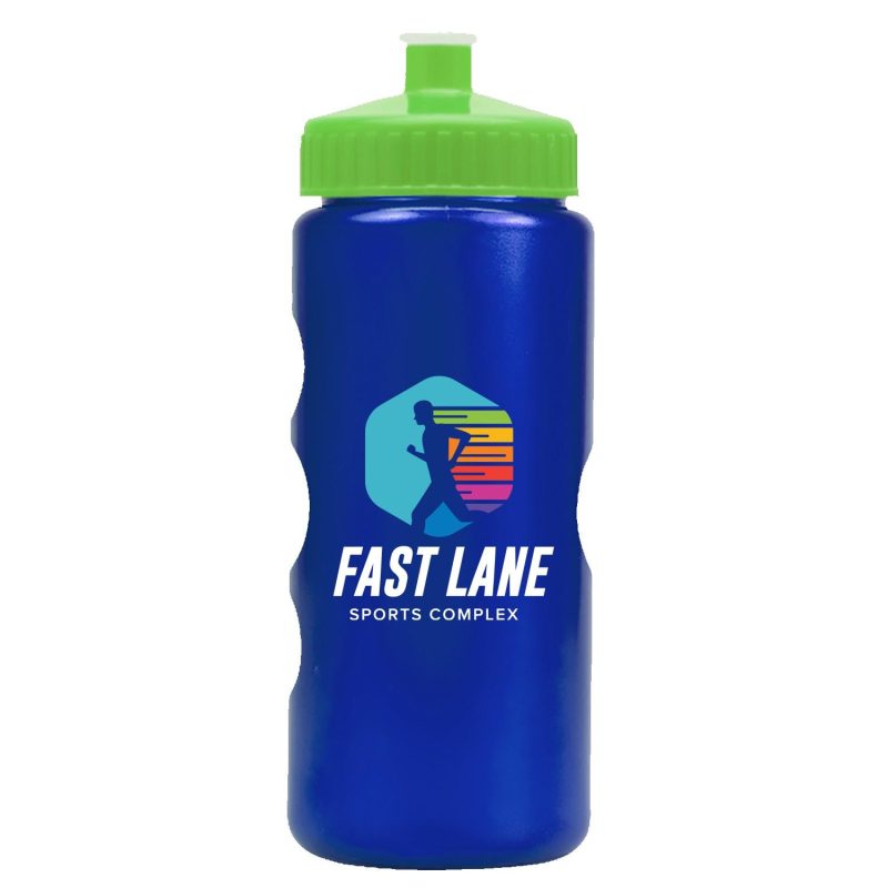 Garyline® Mini Peak Tritan® Metallike Bottle with Push-Pull Lid - 22 oz. - 5